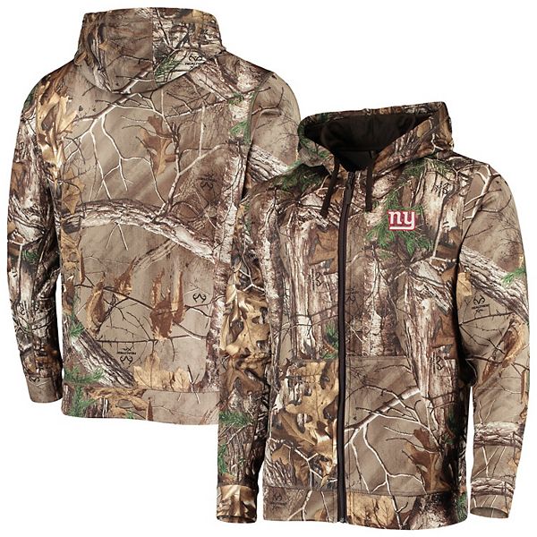 Men's Dunbrooke Realtree Camo New York Giants Trophy Tech Fleece