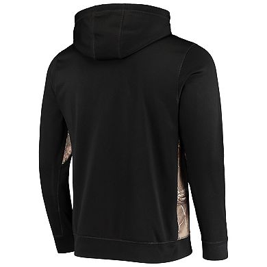 Men's Dunbrooke Black/Realtree Camo Philadelphia Eagles Decoy Tech Fleece Full-Zip Hoodie