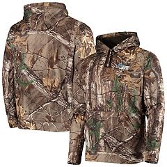 Men's Dunbrooke Realtree Camo/Black Detroit Lions Circle Hunter Softshell  Full-Zip Jacket