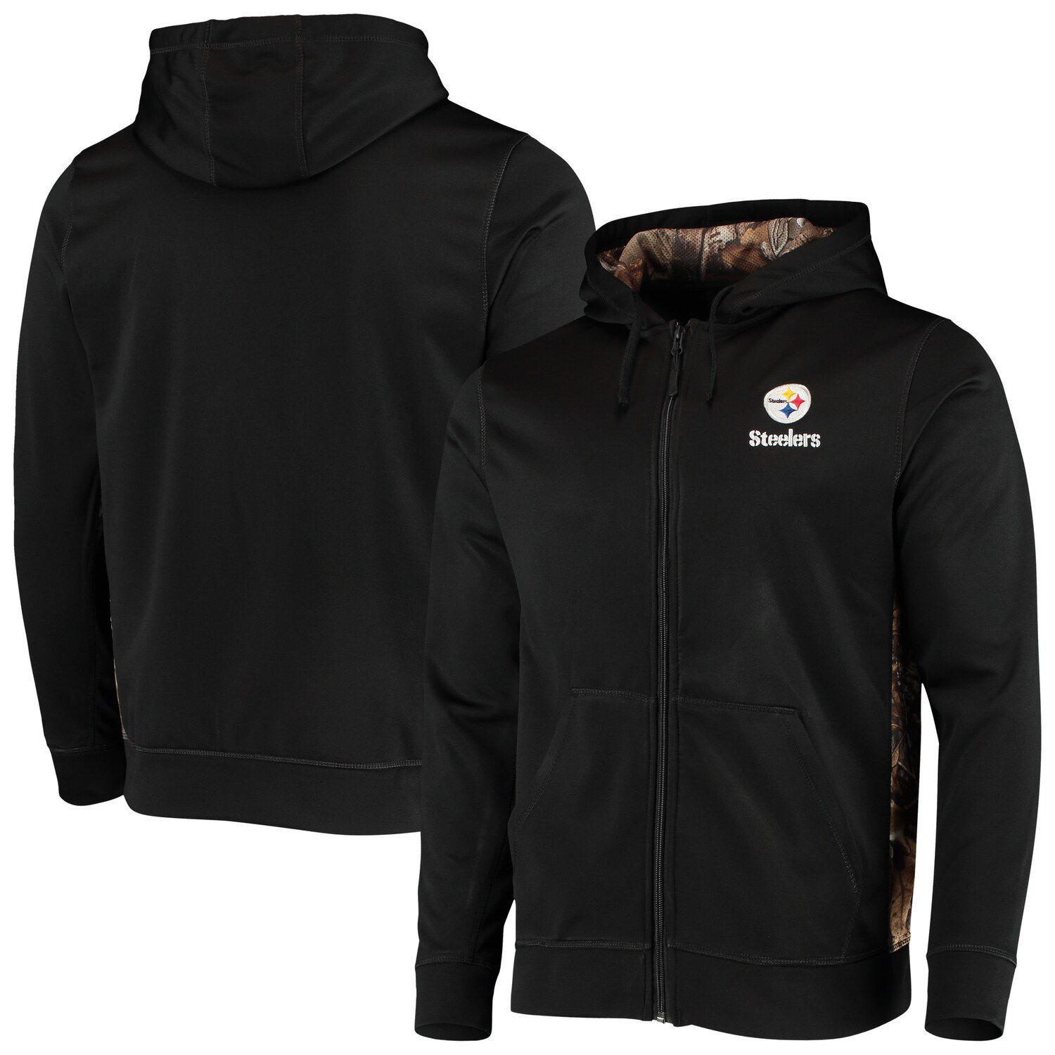 Pittsburgh Steelers Dunbrooke Circle Champion Tech Fleece Pullover Hoodie -  Realtree Camo