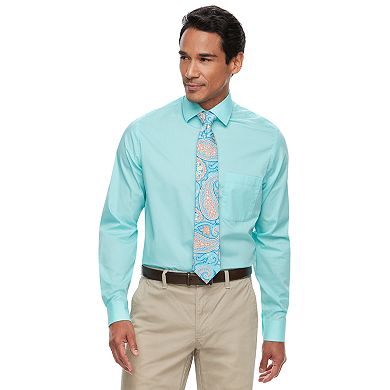 Men's Croft & Barrow Classic-Fit Easy Care Spread Collar Dress Shirt