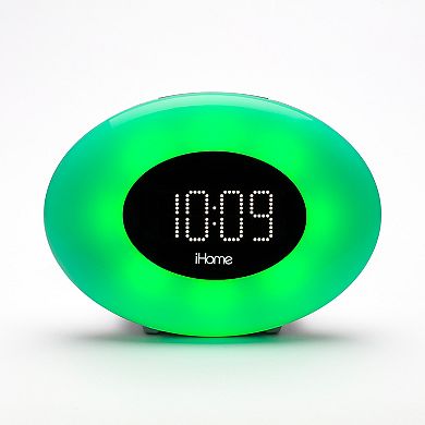iHome iM30SC Color Changing Alarm Clock with FM Radio & USB Charging