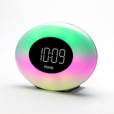 iHome iM30SC Color Changing Alarm Clock with FM Radio & USB Charging