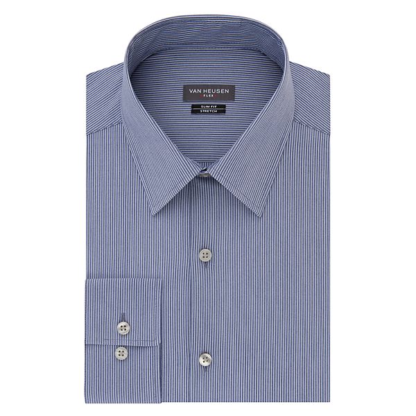 Slim Fit Men's Flex Collar Dress Shirts Men's Van Heusen
