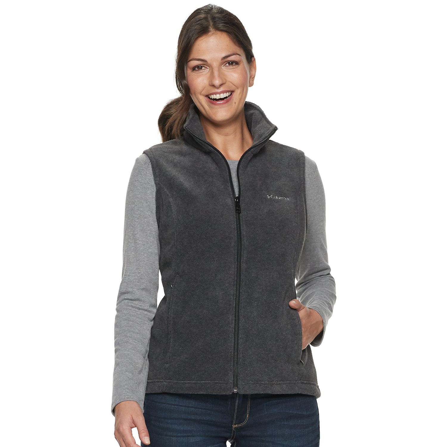 columbia vest with hood