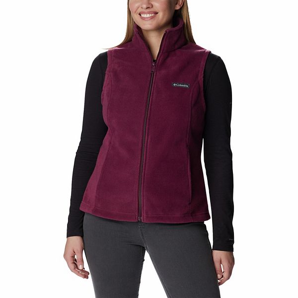 Columbia Benton Springs Vest Gilet in Pile, Viola Scisto, X-Small Donna
