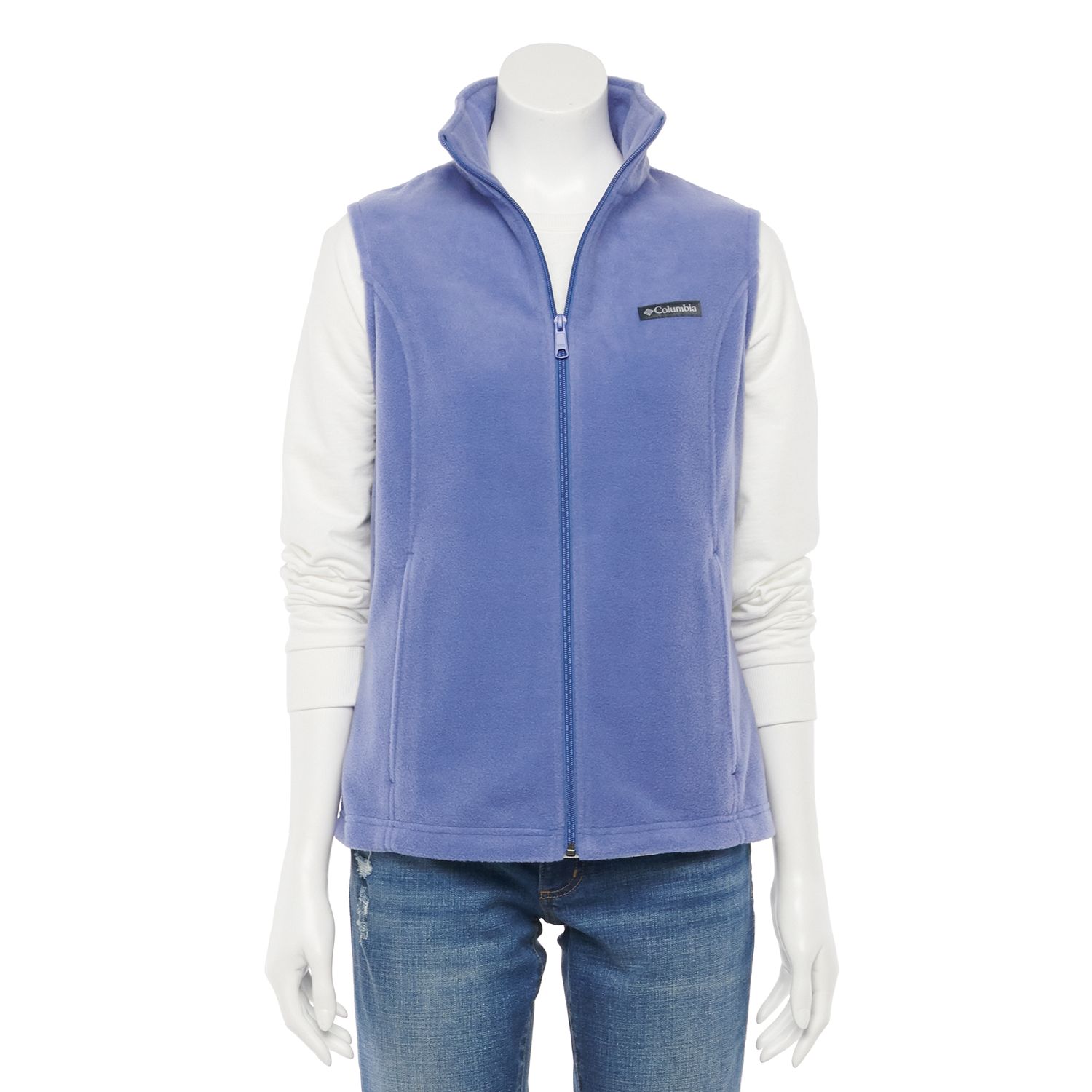 petite columbia benton springs fleece vest