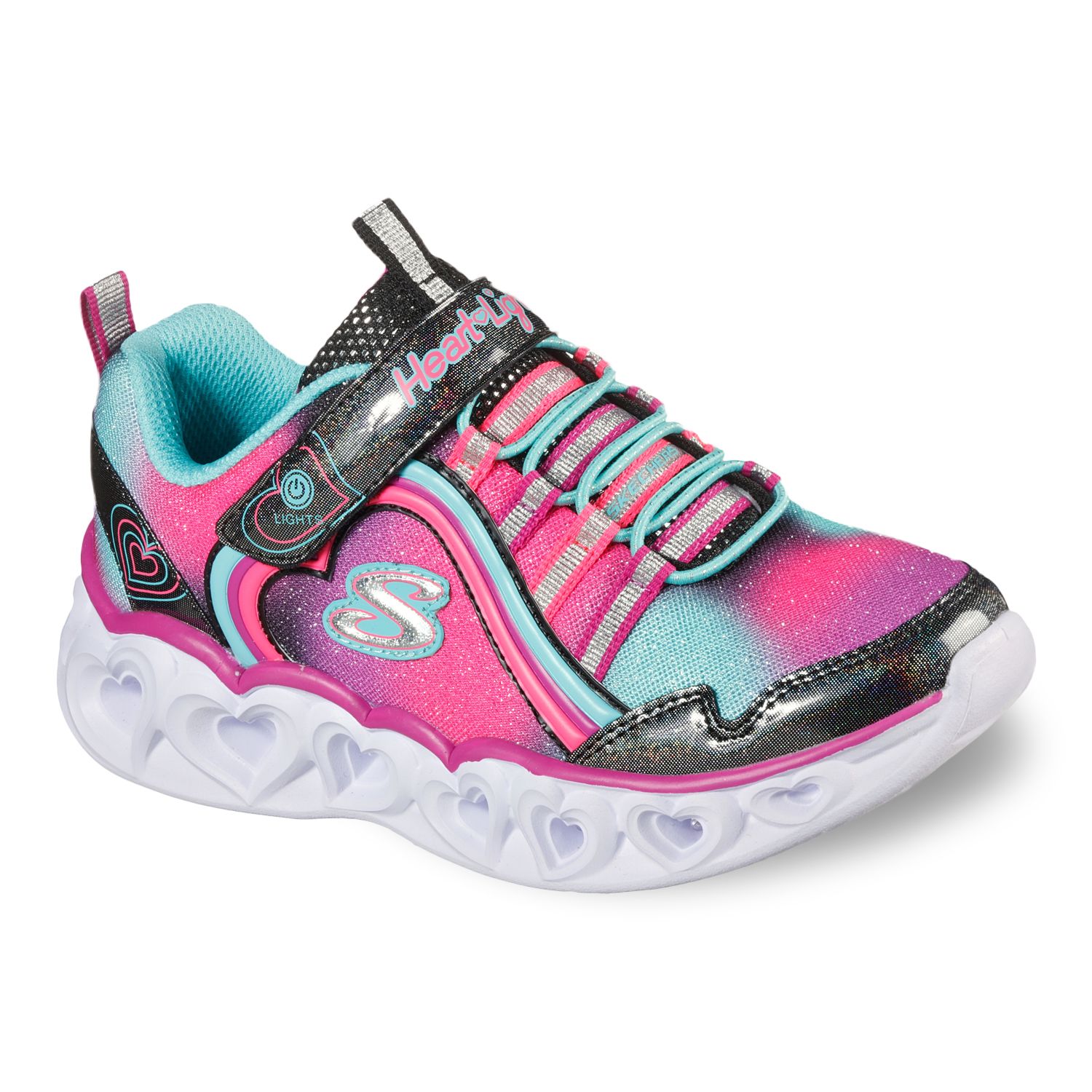 skechers rainbow light up shoes