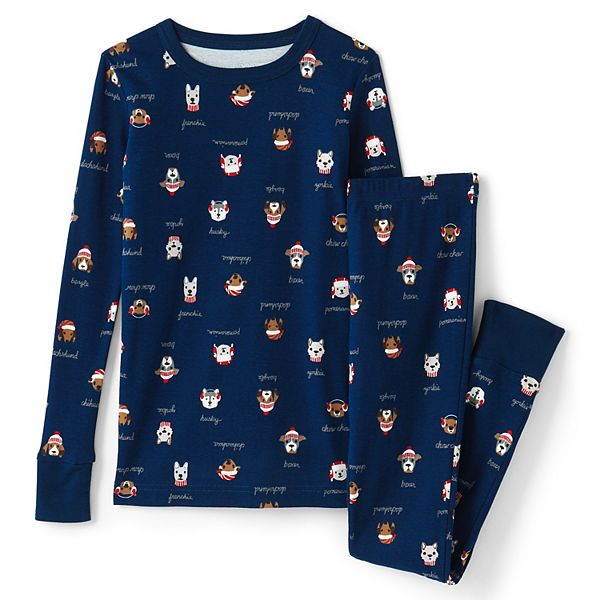 Kids 416 Lands' End Pattern Snug Fit Pajama Set
