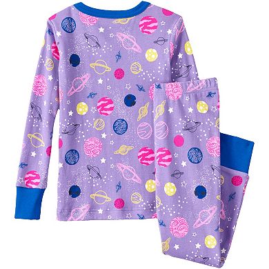 Kids 4-16 Lands' End Glow in the Dark Snug Fit Pajama Set