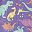 Bright Purple Dinos