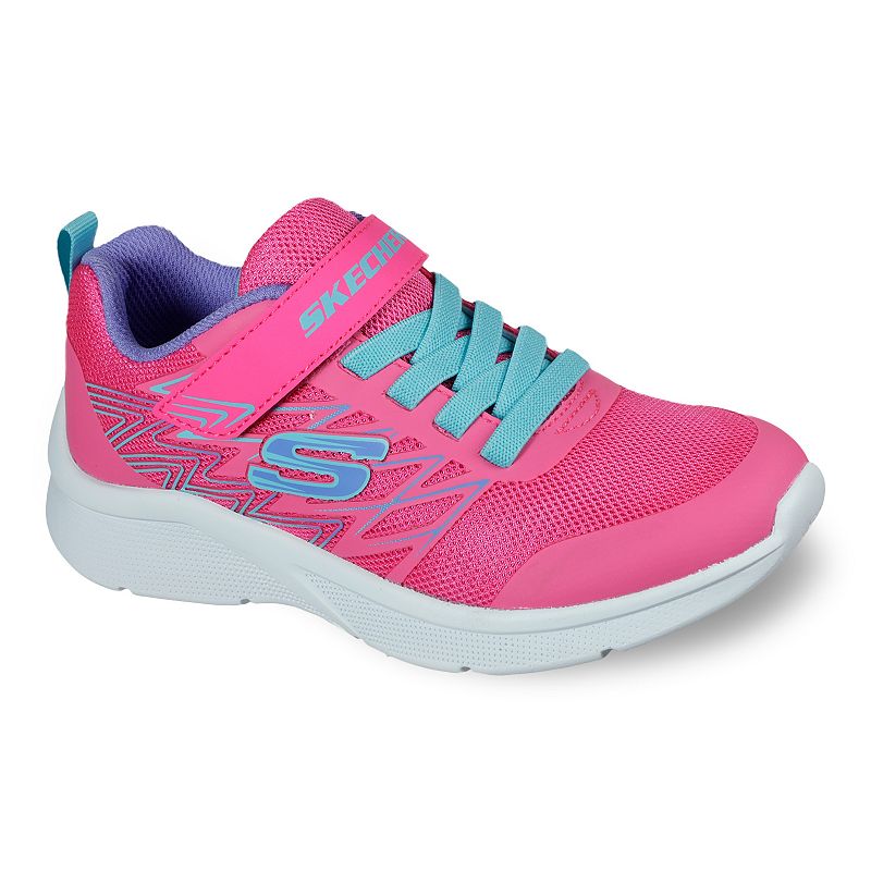 Skechers Kids Girls Microspec - Bold Delight Sneaker  10.5-4