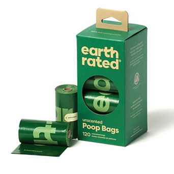 Earth Rated® 120 Bags on 8 Refill Rolls - Unscented