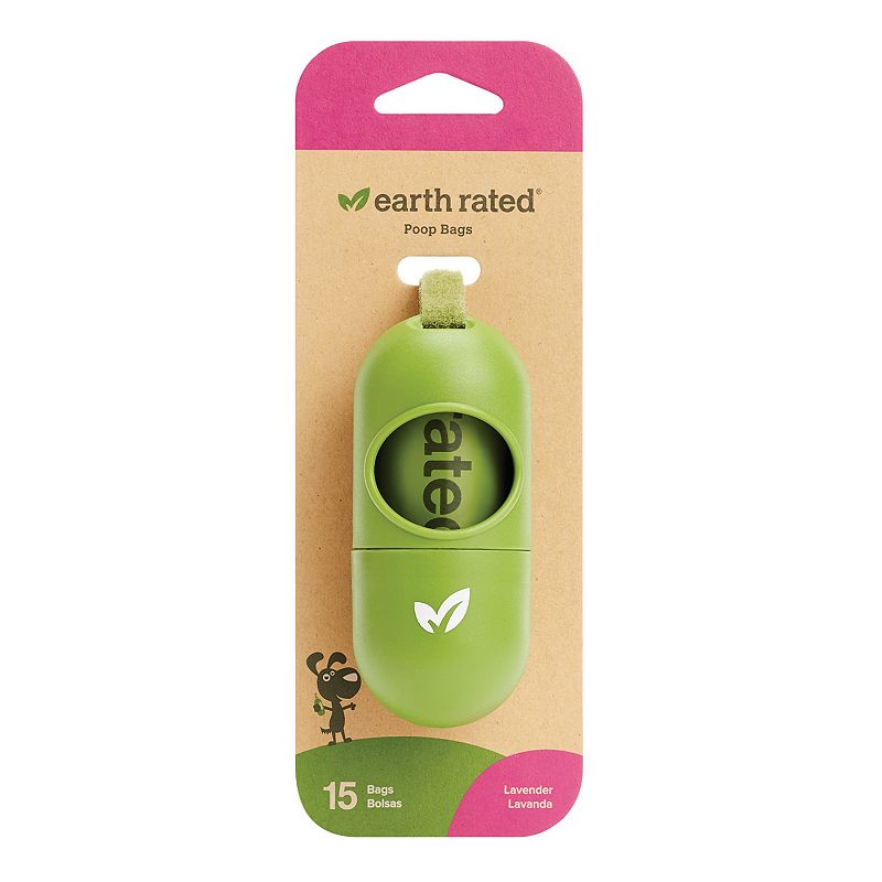 UPC 870856000031 product image for Earth Rated Leash Dispenser with 15 Bags - Lavender, 15 CT | upcitemdb.com