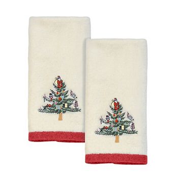 Spode Christmas Tree 2-pack Fingertip Towel