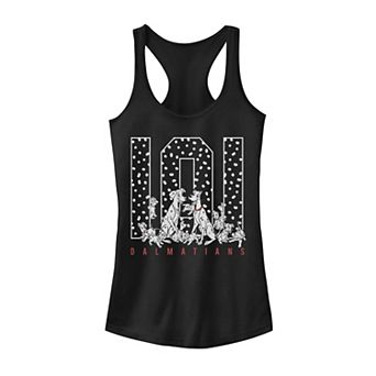 Disney's 101 Dalmatians Juniors' Spotted Family Portrait Graphic Tank Top