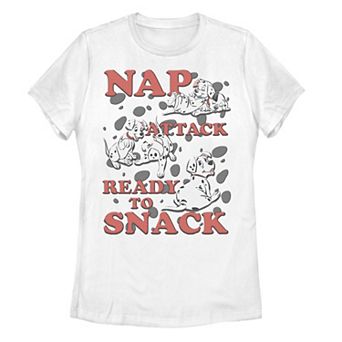 Disney's 101 Dalmatians Nap Attack Ready To Snack Juniors' Graphic Tee