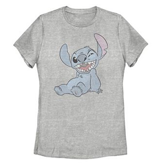 Disney's Lilo & Stitch Pop Art Comic Stitch Juniors' Graphic Tee