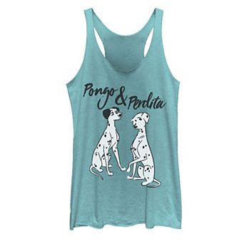 Juniors' 101 Dalmatians Pongo Perdita Animal Graphic Tank Top