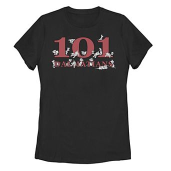Disney's 101 Dalmatians Puppy Logo Juniors' Graphic Tee