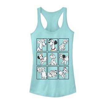 Disney's 101 Dalmatians Juniors' Family Photo Box Up Graphic Tank Top