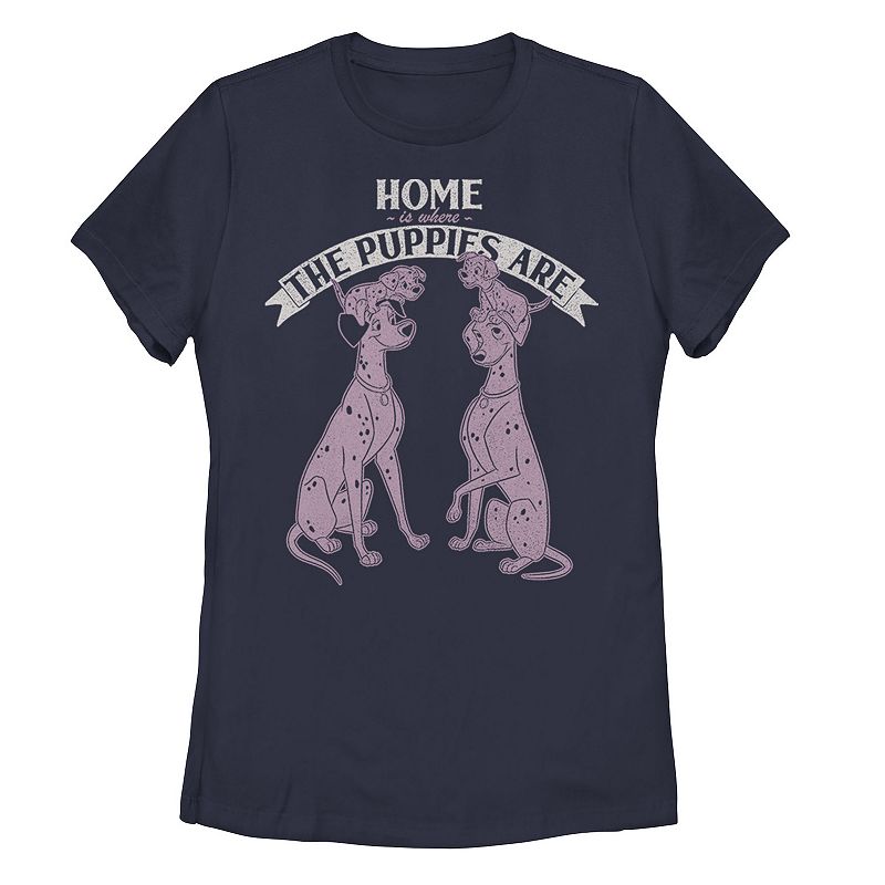 UPC 195273691465 product image for Juniors' Disney's 101 Dalmatians Home Is Where The Puppies Are Graphic Tee, Girl | upcitemdb.com