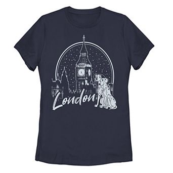 Disney's 101 Dalmatians Pongo & Perdita In London Juniors' Graphic Tee