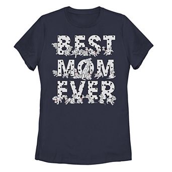 Juniors' Disney 101 Dalmatians Best Mom Ever Graphic Tee
