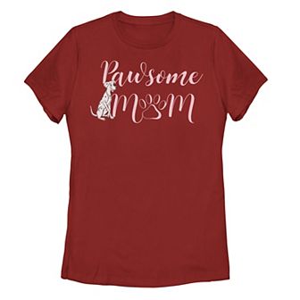 Juniors' Disney 101 Dalmatians Perdita Pawsome Mom Graphic Tee