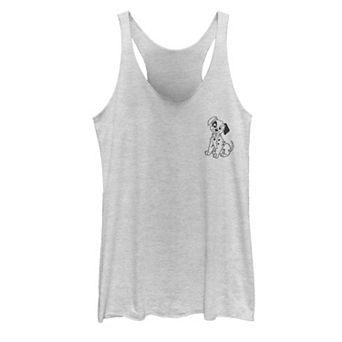 Disney's 101 Dalmatians Patch Juniors' Left Chest Graphic Tank Top