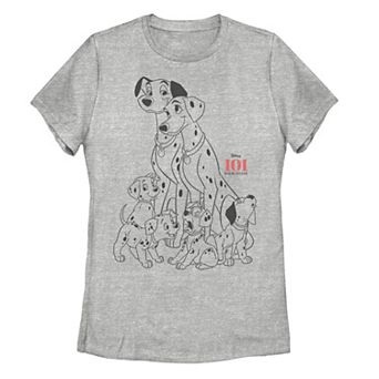 Disney's 101 Dalmatians Family Group Shot Juniors' Graphic Tee