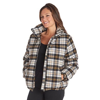 Women's Fleet Street Plaid Puffer Jacket