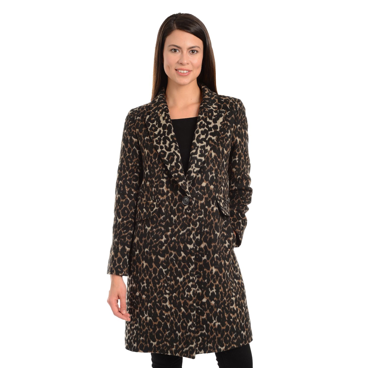 Kohls 2025 leopard coat