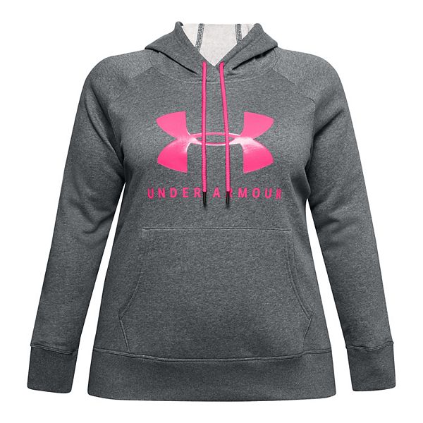 Plus Size Under Armour Rival Fleece Graphic Hoodie