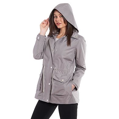 Women's Fleet Street Removable Hood Rain Parka