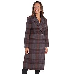 Fleet street classic wool peplum outlet coat