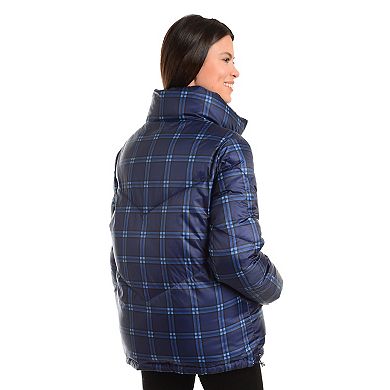 Women's Fleet Street Plaid Puffer Coat