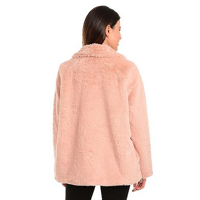 Women's Fleet Street Faux-Fur Notch Collar Coat