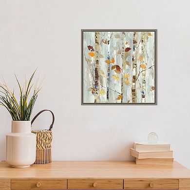 Amanti Art Autumn Petals Framed Canvas Print