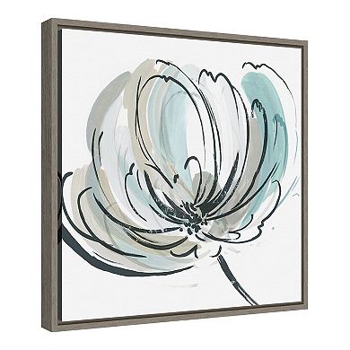 Amanti Art May Poem II Flower Framed Canvas Print