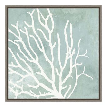 Amanti Art Sea Crown I (Coral) Framed Canvas Print