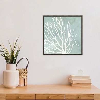 Amanti Art Sea Crown I (Coral) Framed Canvas Print