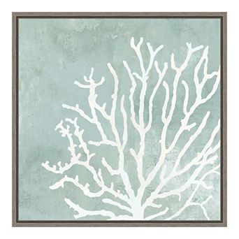 Amanti Art Sea Crown II (Coral) Framed Canvas Print