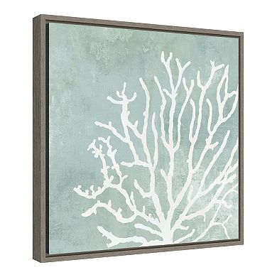 Amanti Art Sea Crown II (Coral) Framed Canvas Print