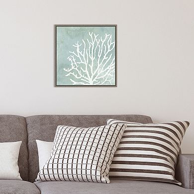 Amanti Art Sea Crown II (Coral) Framed Canvas Print