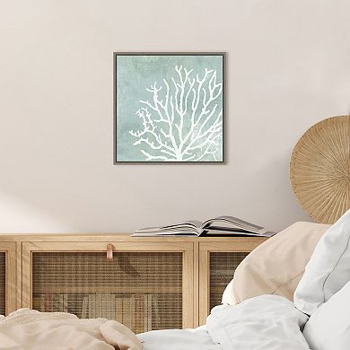 Amanti Art Sea Crown II (Coral) Framed Canvas Print