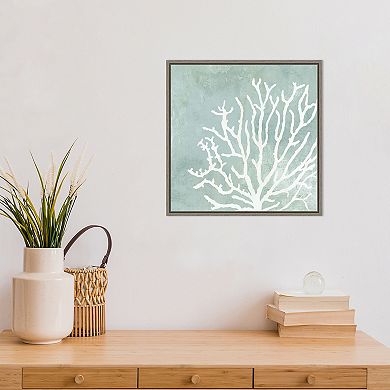 Amanti Art Sea Crown II (Coral) Framed Canvas Print