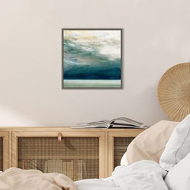 Amanti Art Ocean Breeze I Framed Canvas Print