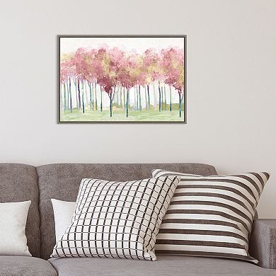 Amanti Art Blush Visions (Trees) Framed Canvas Print