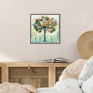 Amanti Art Blooming Tree Framed Canvas Print
